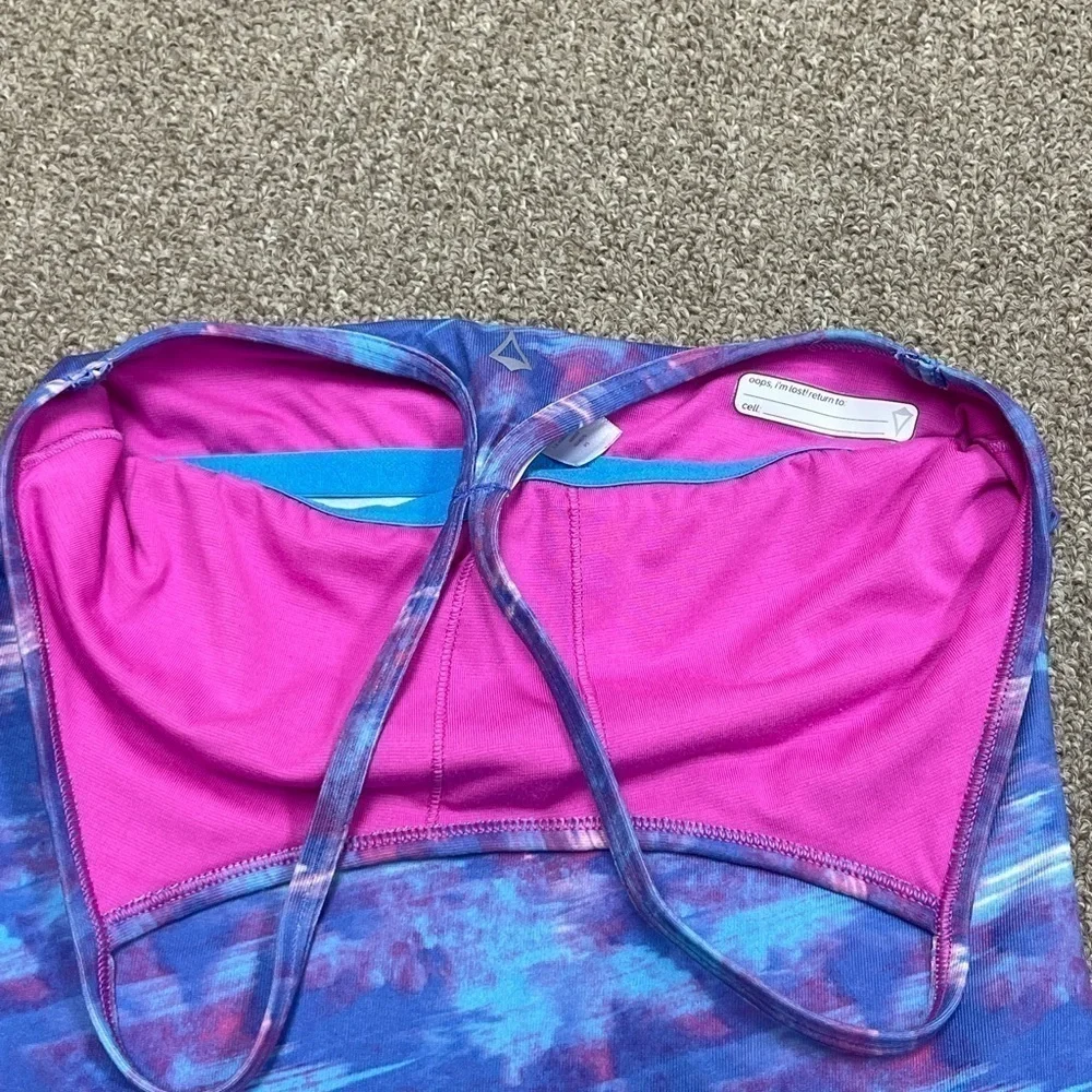 Ivivva by Lululemon: Girl’s Racerback Tank Pink/Blue/Purple, Size 8
